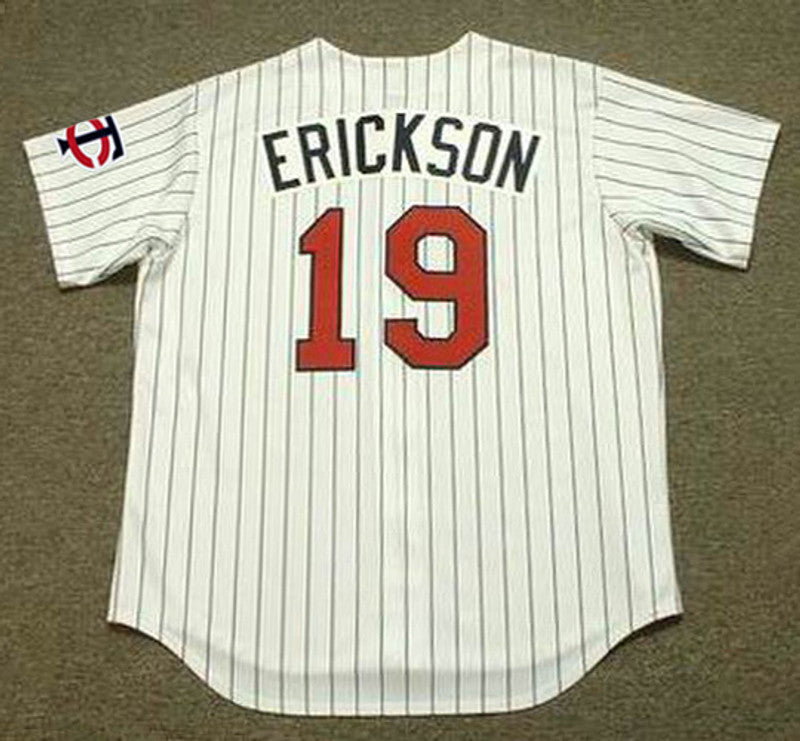 Scott Erickson Minnesota Twins 1991 Throwback Home Baseball Stitched Jersey | CTJS0397