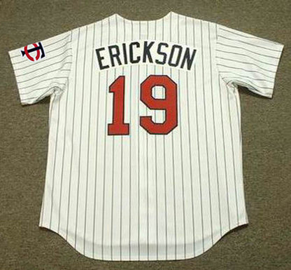 Scott Erickson Minnesota Twins 1991 Throwback Home Baseball Stitched Jersey | CTJS0397