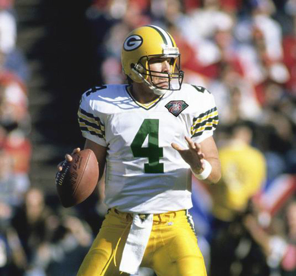 Green Bay Packers Brett Favre NFL jersey front view