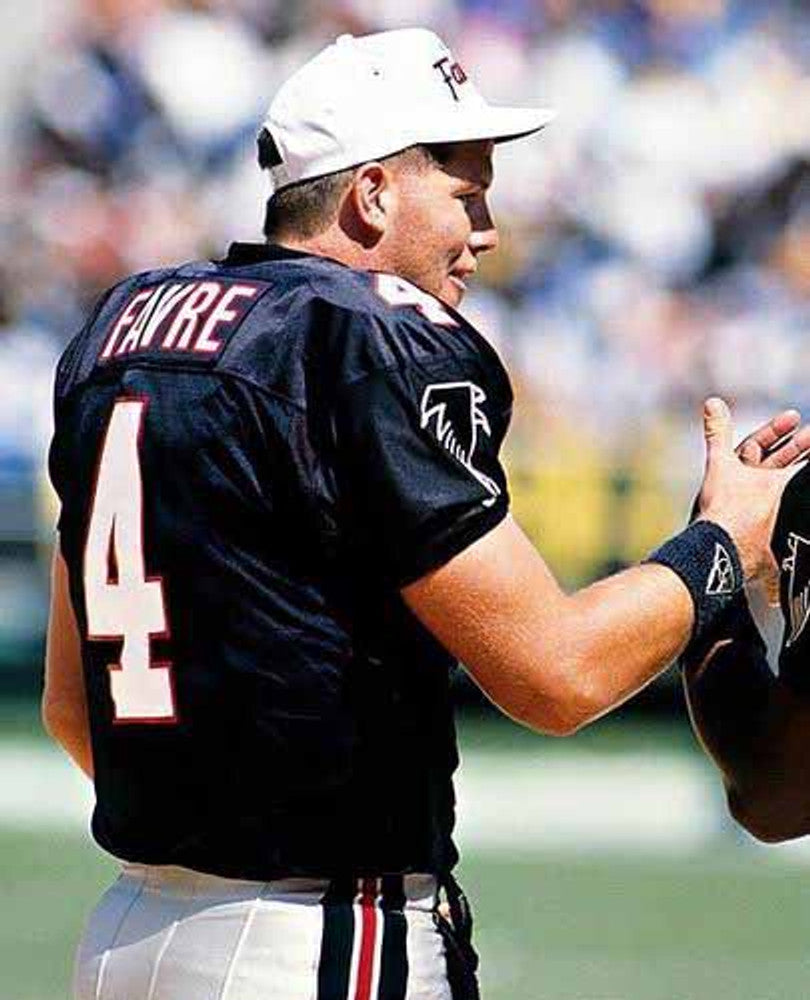 Atlanta Falcons Brett Favre NFL jersey front view