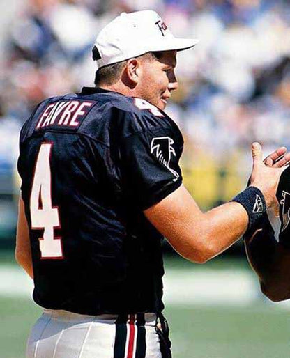 Atlanta Falcons Brett Favre NFL jersey front view