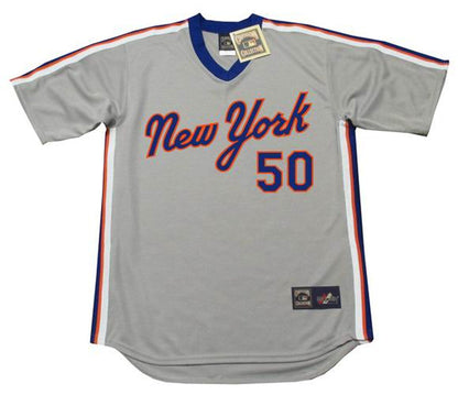 Sid Fernandez New York Mets 1987 Cooperstown Away Baseball Stitched Jersey | CTJS0367
