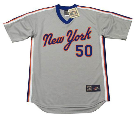 Sid Fernandez New York Mets 1987 Cooperstown Away Baseball Stitched Jersey | CTJS0367