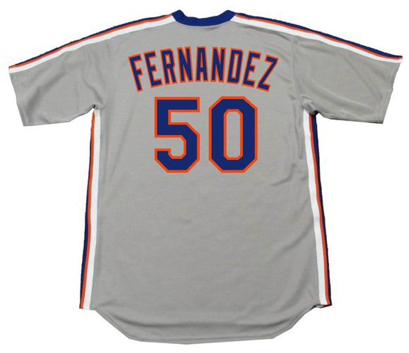 Sid Fernandez New York Mets 1987 Cooperstown Away Baseball Stitched Jersey | CTJS0367