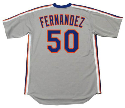 Sid Fernandez New York Mets 1987 Cooperstown Away Baseball Stitched Jersey | CTJS0367