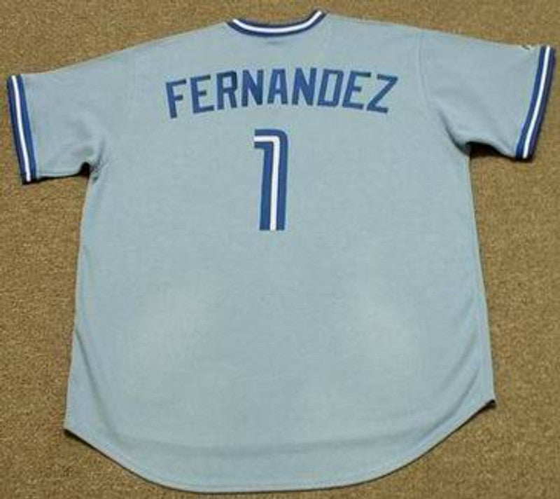 Tony Fernandez Toronto Blue Jays Cooperstown Throwback Away Baseball Stitched Jersey | CTJS0171