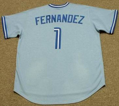 Tony Fernandez Toronto Blue Jays Cooperstown Throwback Away Baseball Stitched Jersey | CTJS0171