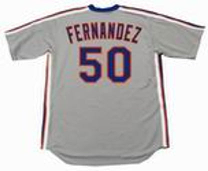 Sid Fernandez New York Mets 1987 Cooperstown Away Baseball Stitched Jersey | CTJS0367