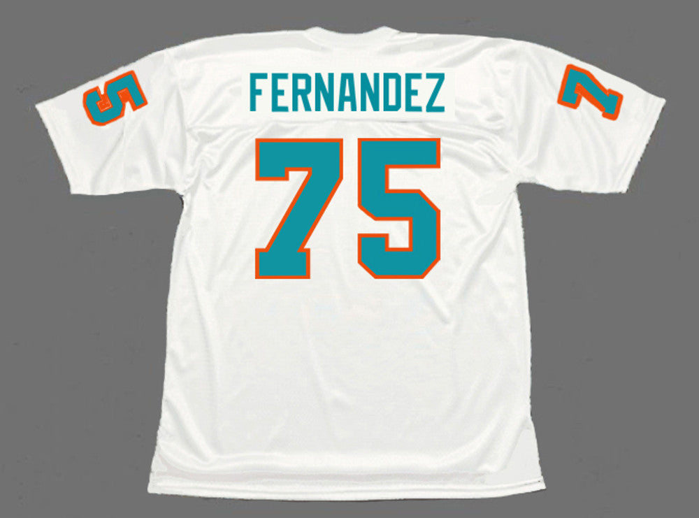 Miami Dolphins Manny Fernandez NFL jersey front view
