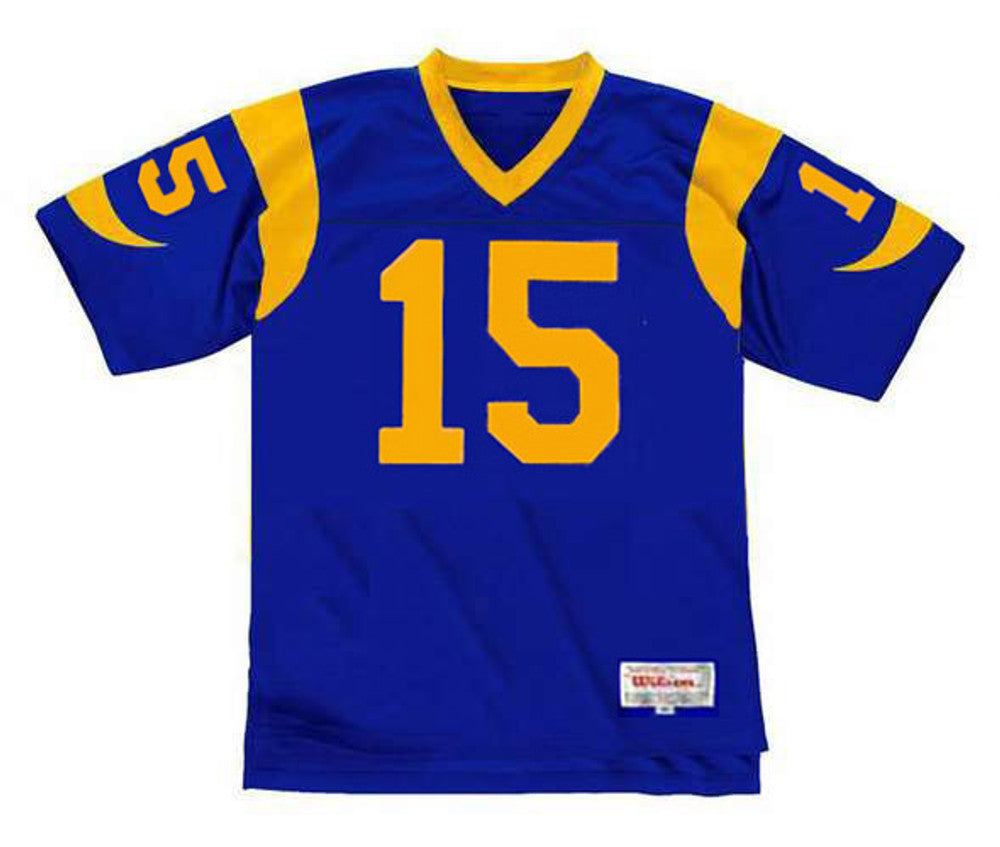 Los Angeles Rams Vince Ferragamo NFL jersey front view