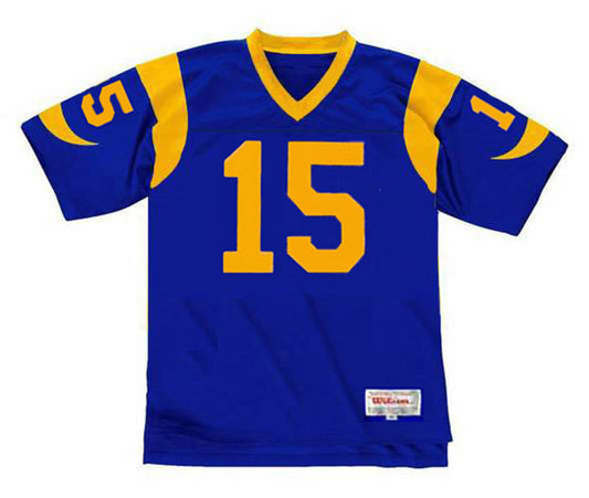 Los Angeles Rams Vince Ferragamo NFL jersey front view