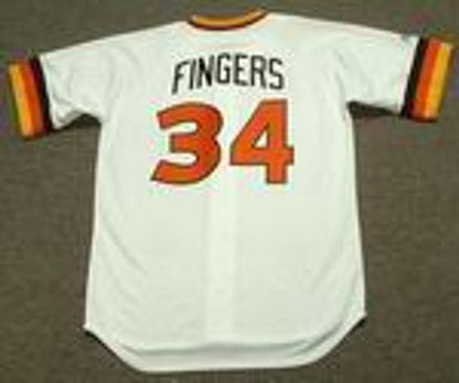 Rollie Fingers San Diego Padres 1980 Cooperstown Throwback Home Baseball Stitched Jersey | CTJS0562