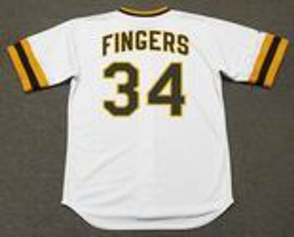 Rollie Fingers San Diego Padres 1970S Cooperstown Home Baseball Stitched Jersey | CTJS0565