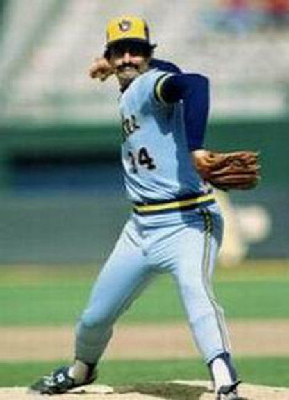 Rollie Fingers Milwaukee Brewers 1982 Cooperstown Throwback Away Stitched Baseball Jersey | CTJS0571