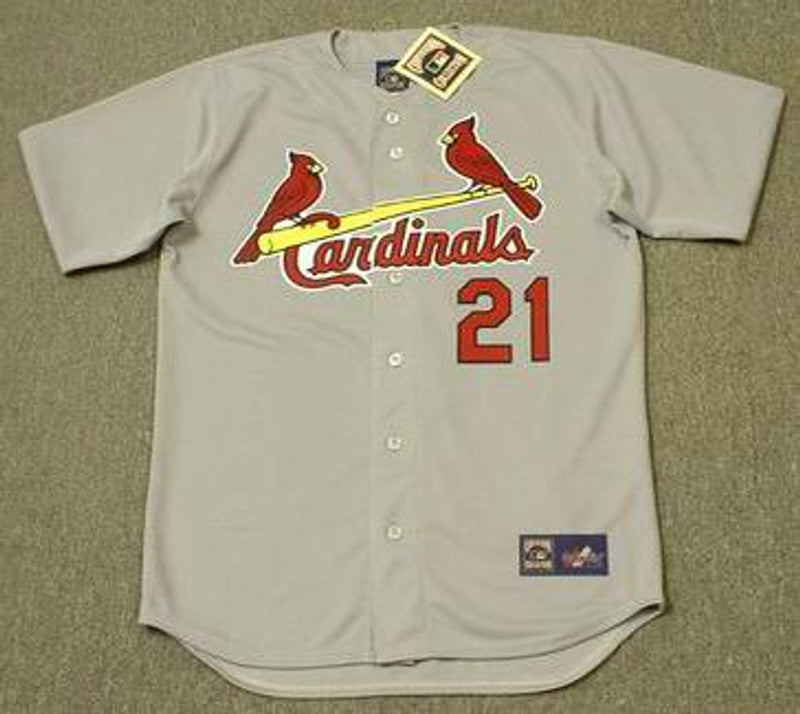 Curt Flood St Louis Cardinals 1967 Cooperstown Throwback Away Stitched Jersey | CTJS2467