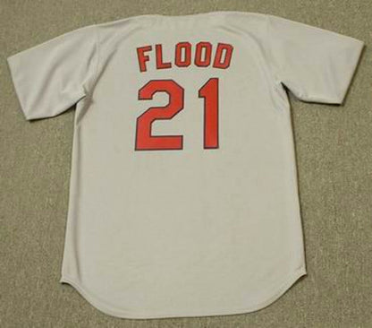 Curt Flood St Louis Cardinals 1967 Cooperstown Throwback Away Stitched Jersey | CTJS2467