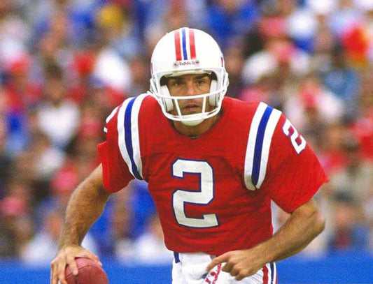New England Patriots Doug Flutie NFL jersey front view