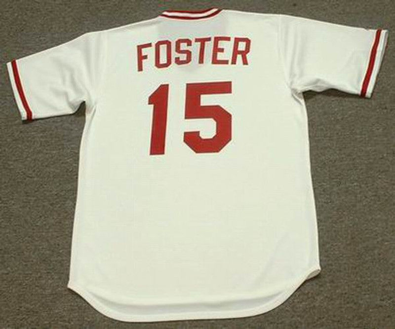 George Foster Cincinnati Reds 1975 Cooperstown Home Baseball Stitched Jersey | CTJS1969