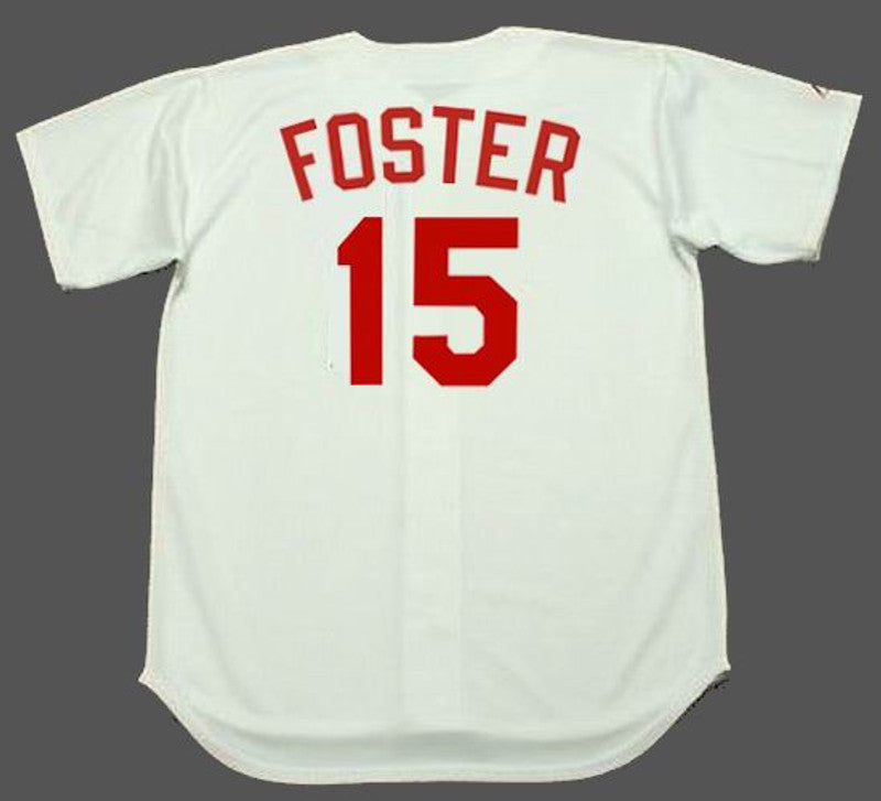 George Foster Cincinnati Reds 1971 Cooperstown Home Baseball Stitched Jersey | CTJS1970