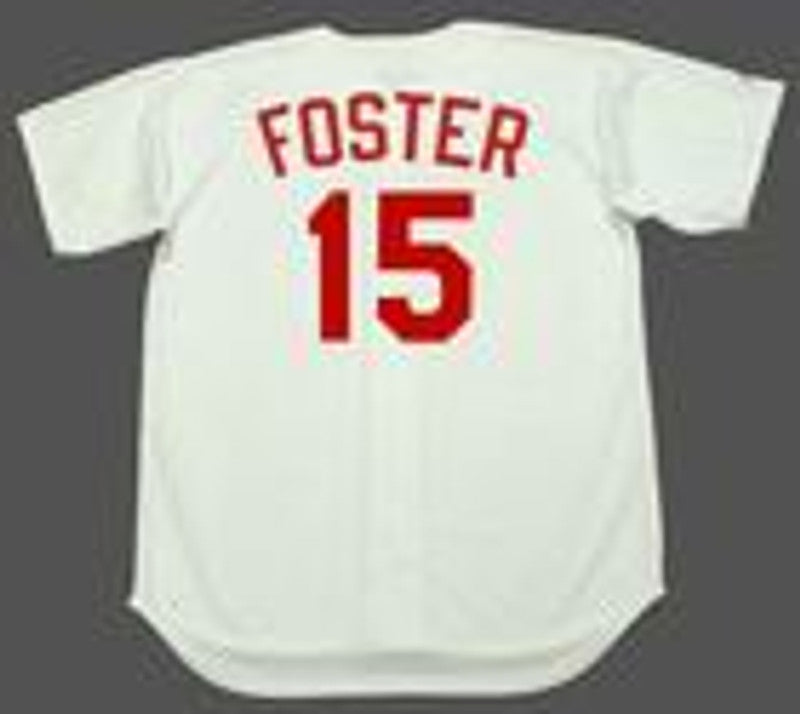 George Foster Cincinnati Reds 1971 Cooperstown Home Baseball Stitched Jersey | CTJS1970