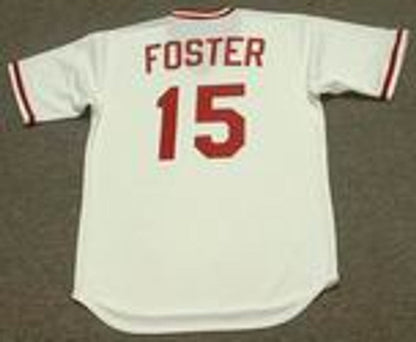 George Foster Cincinnati Reds 1975 Cooperstown Home Baseball Stitched Jersey | CTJS1969