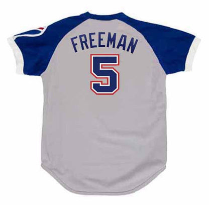 Freddie Freeman Atlanta Braves 1970S Away Throwback Baseball Stitched Jersey | CTJS2044