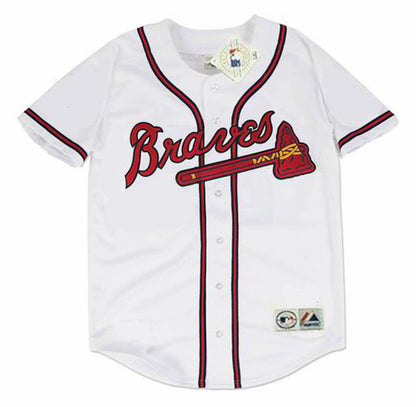 Rafael Furcal Atlanta Braves 2003 Home Throwback Baseball Stitched Jersey | CTJS0772