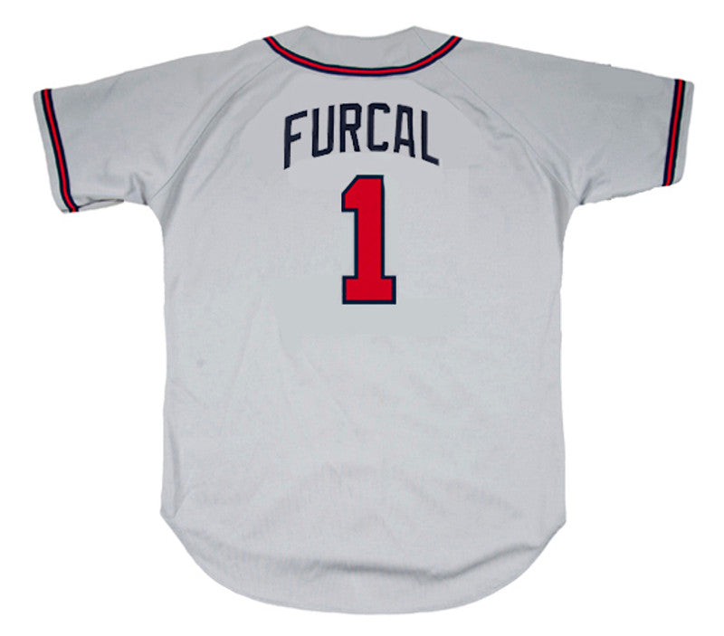Rafael Furcal Atlanta Braves 2003 Away Throwback Baseball Stitched Jersey | CTJS0773