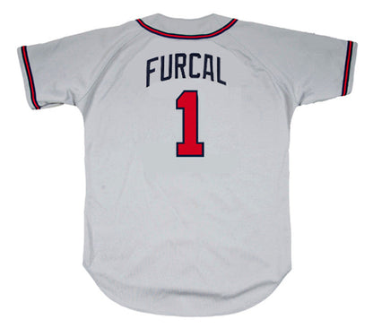 Rafael Furcal Atlanta Braves 2003 Away Throwback Baseball Stitched Jersey | CTJS0773