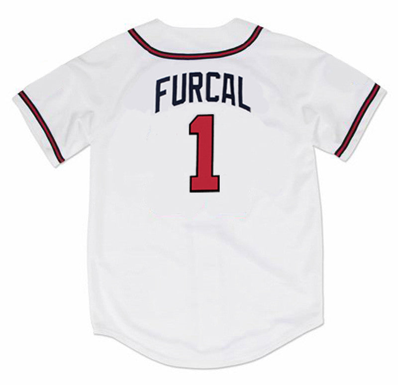 Rafael Furcal Atlanta Braves 2003 Home Throwback Baseball Stitched Jersey | CTJS0772