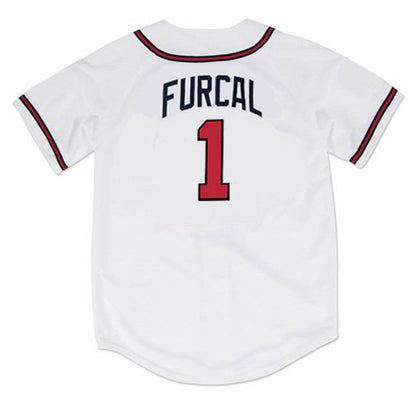 Rafael Furcal Atlanta Braves 2003 Home Throwback Baseball Stitched Jersey | CTJS0772