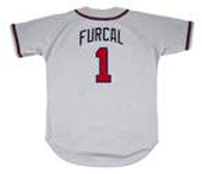 Rafael Furcal Atlanta Braves 2003 Away Throwback Baseball Stitched Jersey | CTJS0773