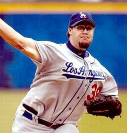 Eric Gagne Los Angeles Dodgers 2003 Throwback Away Baseball Stitched Jersey | CTJS2132