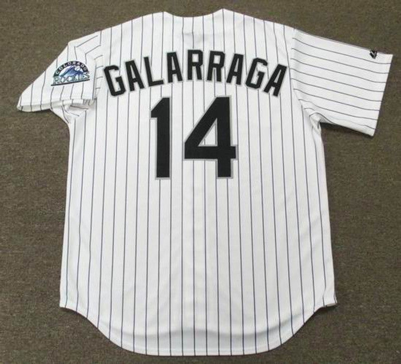Andres Galarraga Colorado Rockies 1996 Throwback Home Baseball Stitched Jersey | CTJS3041