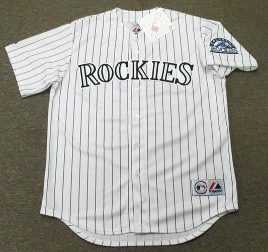 Eric Young Colorado Rockies 1996 Throwback Home Baseball Stitched Jersey | CTJS2127