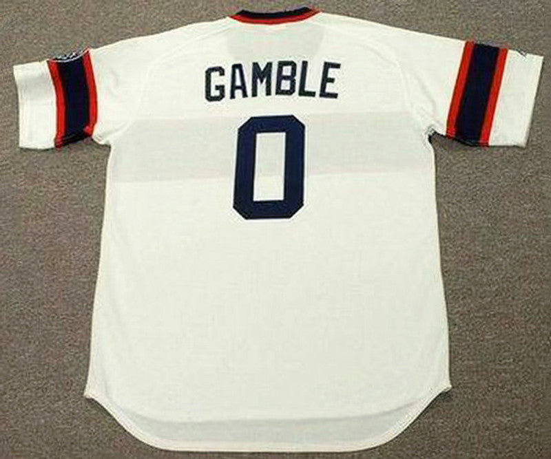 Oscar Gamble Chicago White Sox 1985 Home Throwback Baseball Stitched Jersey | CTJS0891