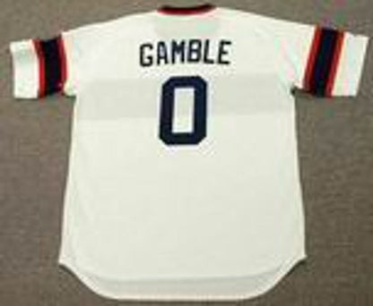 Oscar Gamble Chicago White Sox 1985 Home Throwback Baseball Stitched Jersey | CTJS0891