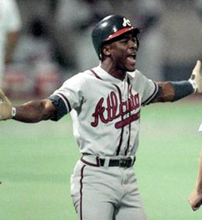 Ron Gant Atlanta Braves 1992 Away Throwback Baseball Stitched Jersey | CTJS0549