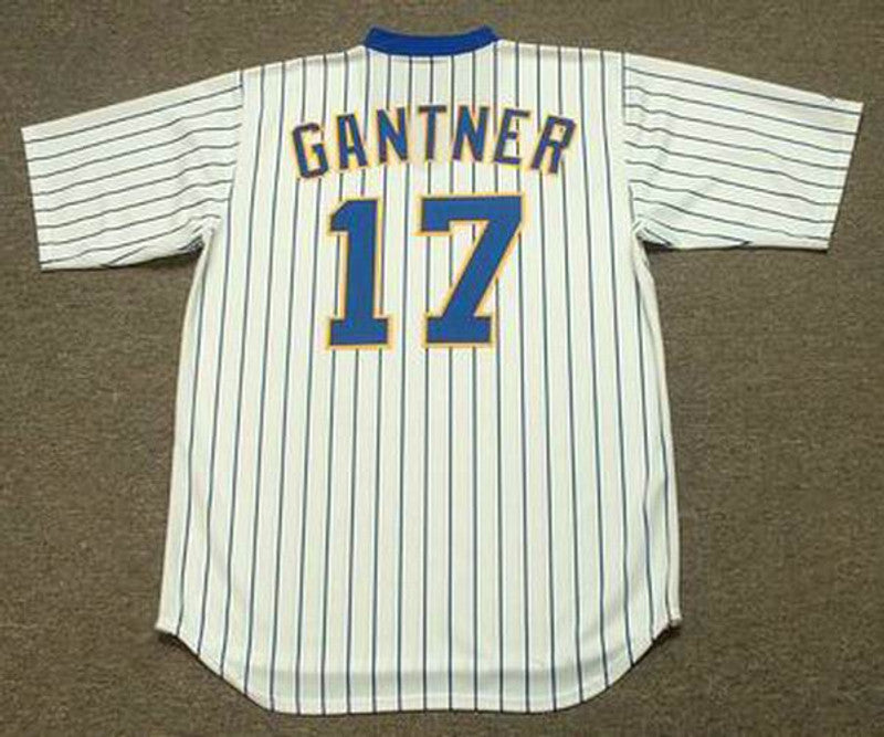 Jim Gantner Milwaukee Brewers 1982 Cooperstown Throwback Home Stitched Baseball Jersey | CTJS1687