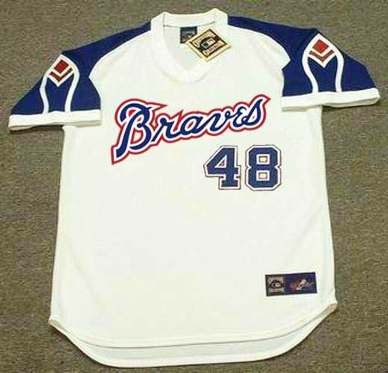 Ralph Garr Atlanta Braves 1974 Cooperstown Throwback Baseball Stitched Jersey | CTJS0765