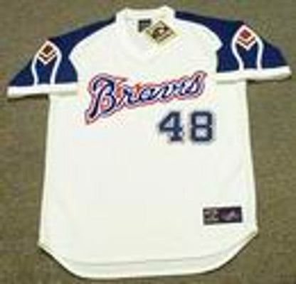Ralph Garr Atlanta Braves 1974 Cooperstown Throwback Baseball Stitched Jersey | CTJS0765