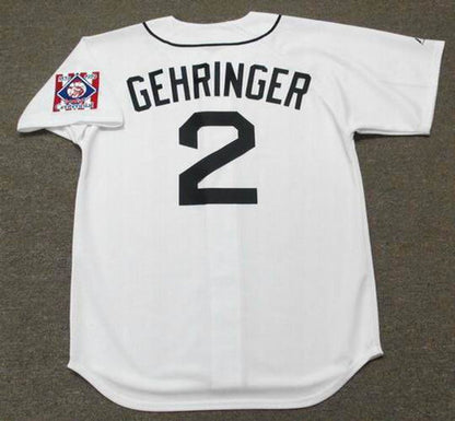 Charlie Gehringer Detroit Tigers 1939 Throwback Home Baseball Stitched Jersey | CTJS2620