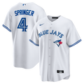 George Springer Toronto Blue Jays Home Replica Jersey - White | Stitched Baseball Jersey TJS0058