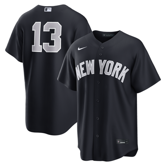 Jazz Chisholm Jr. New York Yankees Alternate Replica Jersey - Navy | Stitched Baseball Jersey TJS0050