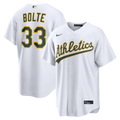 Henry Bolte Athletics Home Replica Jersey - White | Stitched Baseball Jersey TJS0040