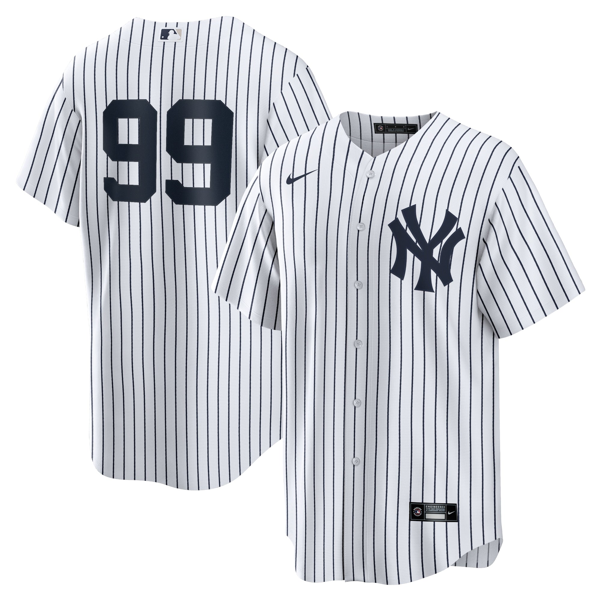 Aaron Judge New York Yankees Home Replica Player Name Jersey - White | Stitched Baseball Jersey TJS0028