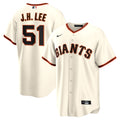 Jung Hoo Lee San Francisco Giants Home Replica Player Jersey - Cream | Stitched Baseball Jersey TJS0073