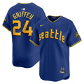 Ken Griffey Jr. Seattle Mariners City Connect Retired Limited Player Jersey - Royal | Stitched Baseball Jersey TJS0009