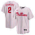 Justin Crawford Philadelphia Phillies Home Replica Jersey - White | Stitched Baseball Jersey TJS0044