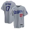 Shohei Ohtani Los Angeles Dodgers Road Stadium Jersey - Gray | Stitched Baseball Jersey TJS0059